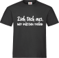 Preview: "Wir müssen reden" T-Shirt unisex schwarz