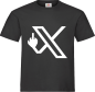 Preview: "Fuuuuuu X" T-Shirt unisex schwarz