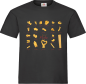 Preview: Pasta T-Shirt unisex schwarz