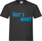 Preview: "Geht`s noch?" T-Shirt unisex schwarz mit blauer Schrift