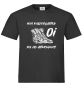 Preview: "Oi Kindergarten Altersheim" T-Shirt schwarz unisex