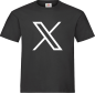 Preview: "X" T-Shirt unisex schwarz