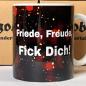 Preview: "Friede, Freude, Fick Dich!" Christmas Edition Keramiktasse 11oz