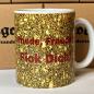 Preview: "Friede, Freude, Fick Dich!" gold rot Keramiktasse 11oz