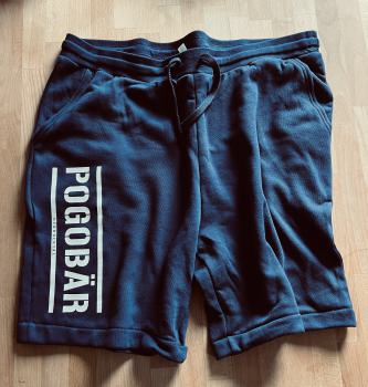 Sweatshort Pogobär blau