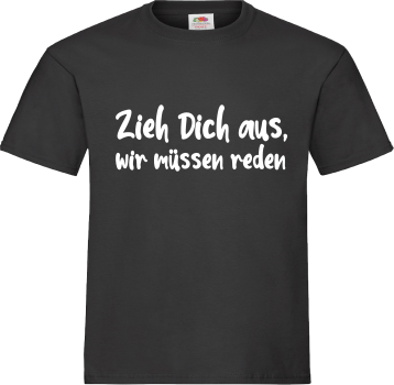 "Wir müssen reden" T-Shirt unisex schwarz