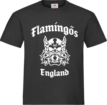 "Flamingös" T-Shirt schwarz unisex