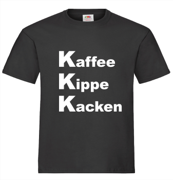 "KKK" T-Shirt schwarz unisex