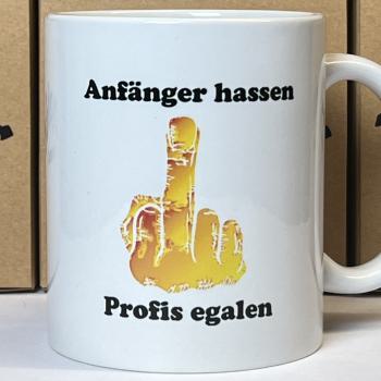 "Anfänger hassen" Keramiktasse