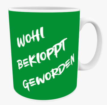 "Wohl bekloppt geworden" Keramiktasse 11 oz