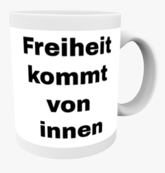 Freiheit Keramiktasse