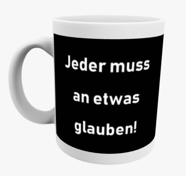 "Glaubensbekenntnis" Keramiktasse