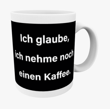 "Glaubensbekenntnis" Keramiktasse