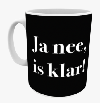 Tasse Ja nee, is klar