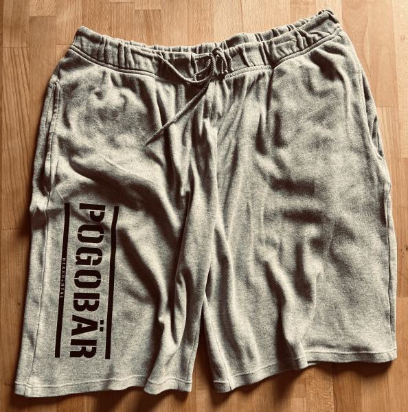 Sweatshort Pogobär grau