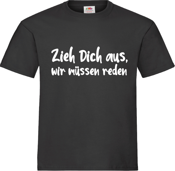 "Wir müssen reden" T-Shirt unisex schwarz