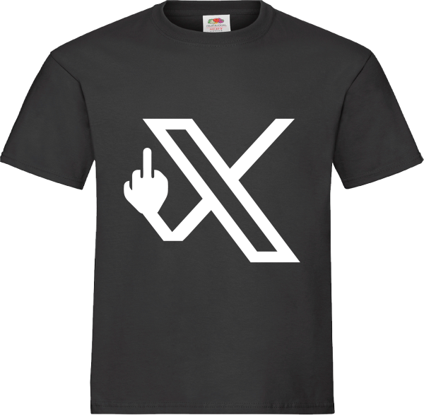 "Fuuuuuu X" T-Shirt unisex schwarz