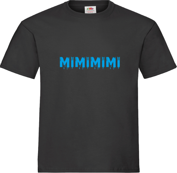 "MIMIMIMI" T-Shirt unisex schwarz