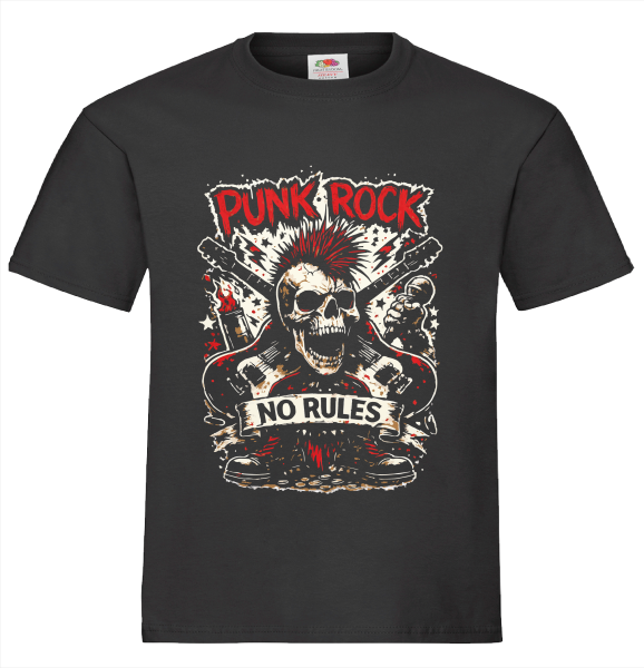 "PUNKROCK" T-Shirt unisex schwarz