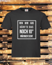 "10° wärmer" T-Shirt unisex schwarz